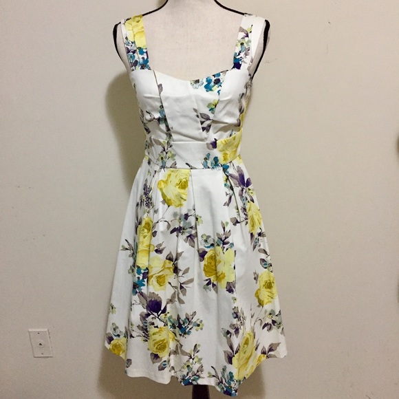 Dress Barn Dresses & Skirts - NWT Gorgeous Pinup Floral Pleated Dress