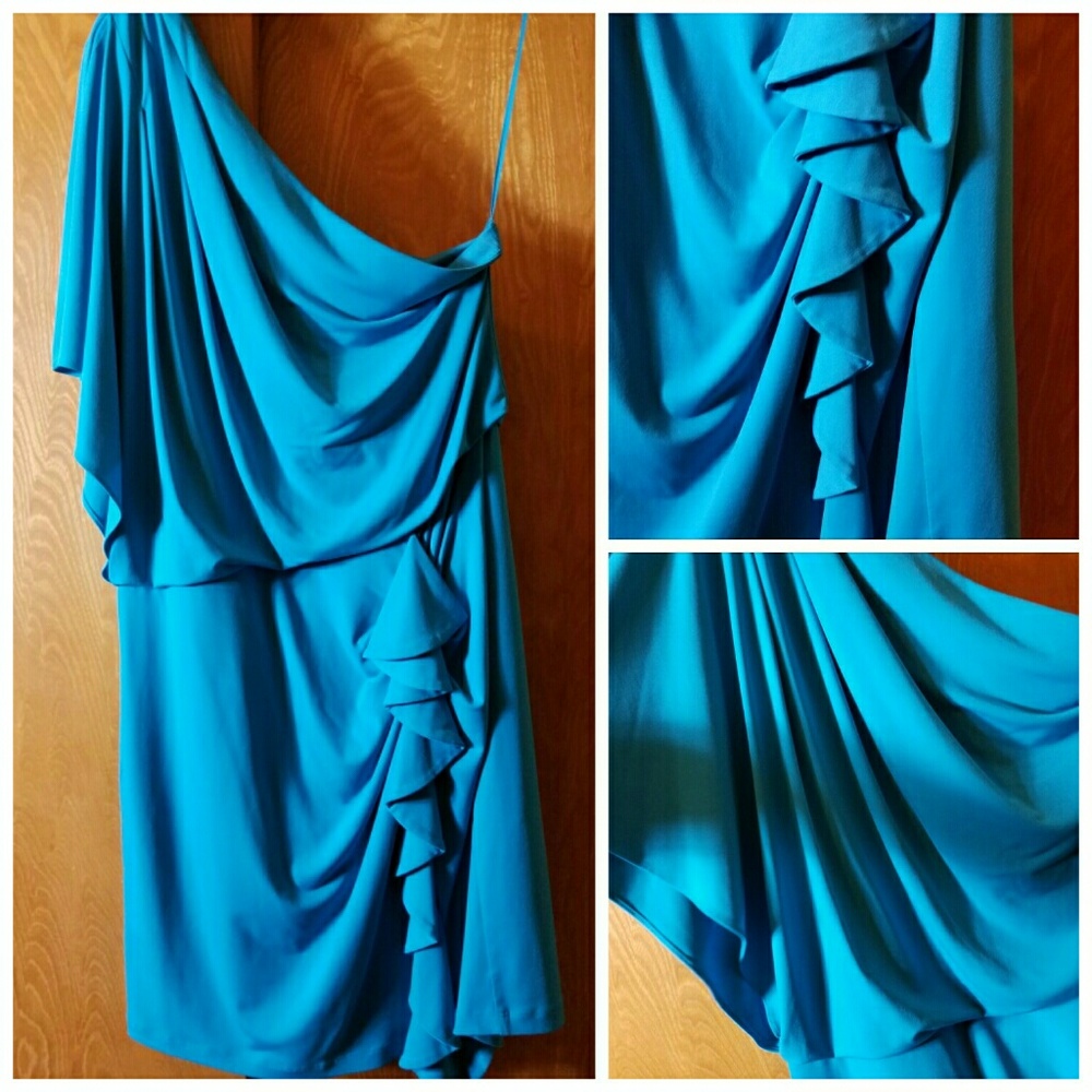 Jessica Simpson One Shoulder Cocktail Dress
