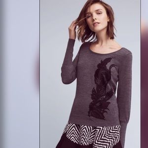 NWT Anthro Angel of the North Tie-back Pullover