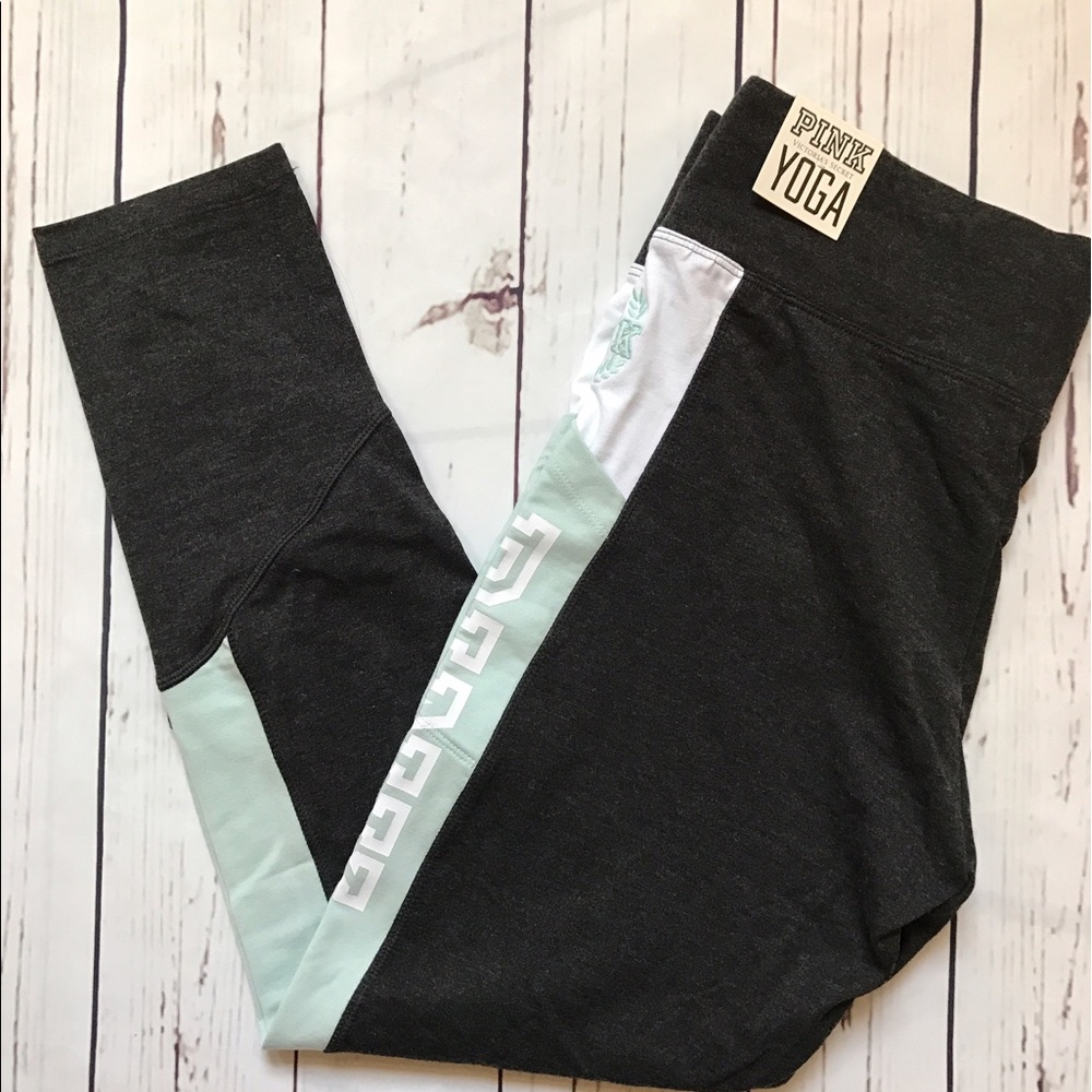 Victoria's Secret pink cotton pocket yoga legging
