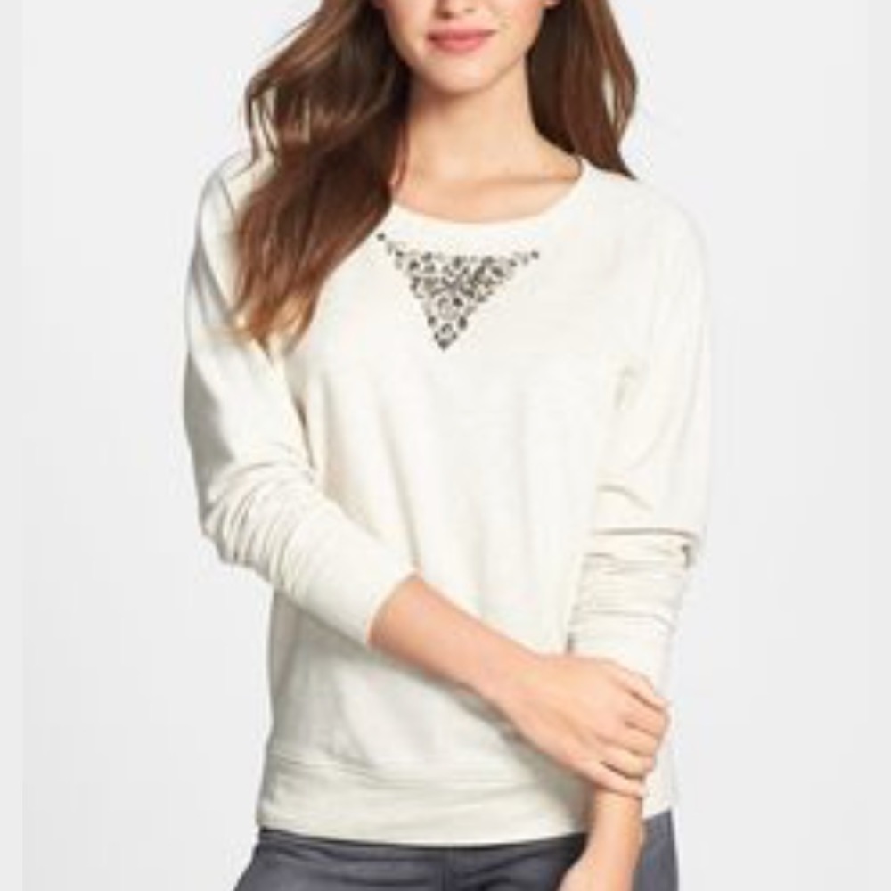 Embellished Halogen Sweatshirt