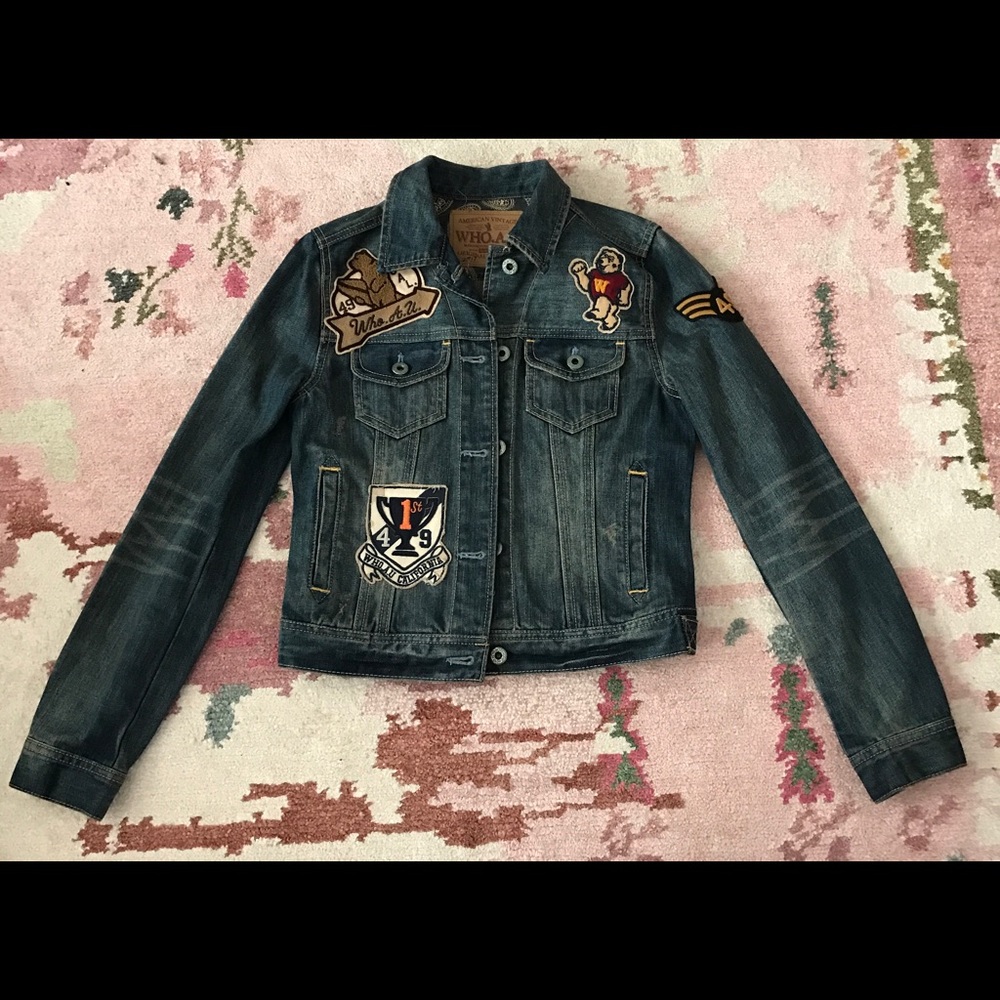 Who A.U. customized denim jacket - ONE OF A KIND