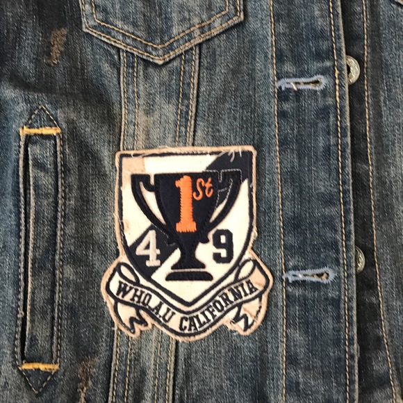 Who A.U. customized denim jacket - ONE OF A KIND - Picture 4 of 7
