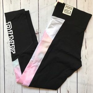 Victoria's Secret pink cotton pocket  yoga legging