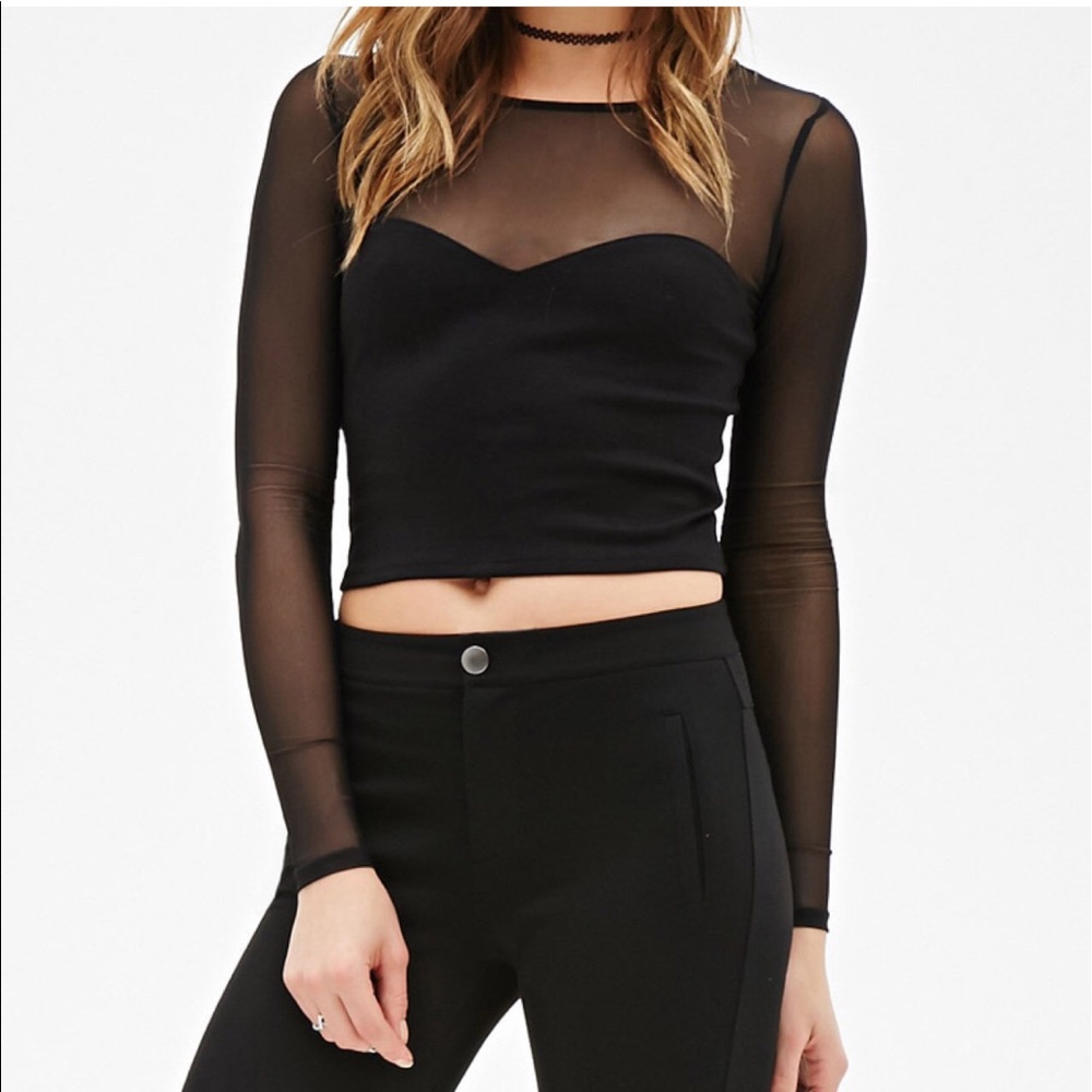 Flash sale 🔥💥Mesh crop top