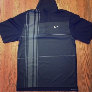 Nike Golf DriFit Polo - Black,  Small