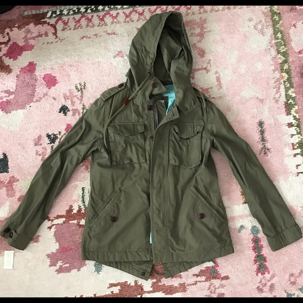 Hooded Trench Spring Coat