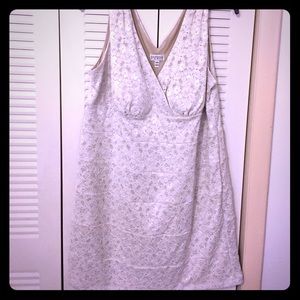 Light Beige/Off White Lightly Used Lace Dress