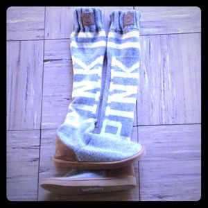 Victoria secret mukluks 7/8 knee high slippers