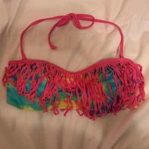 Women's Glamour Kills Tie Dye Bikini Top