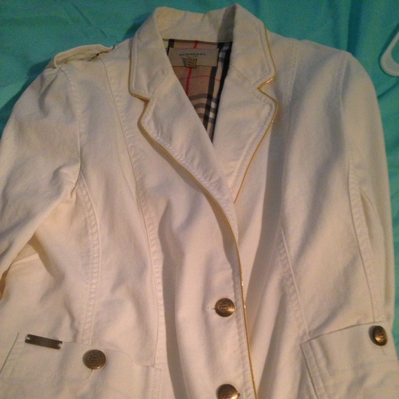 Burberry white jacket/blazer - Picture 3 of 5