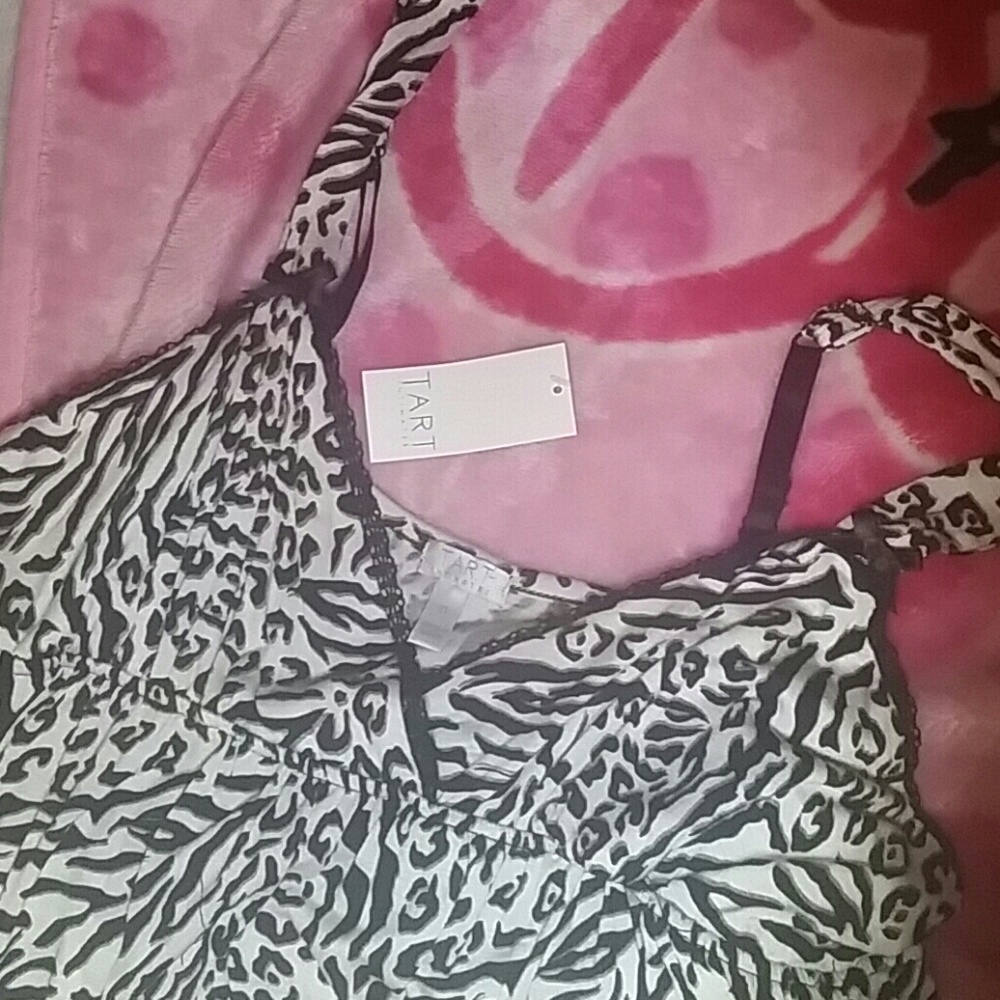 Animal print Baby doll short pajamas