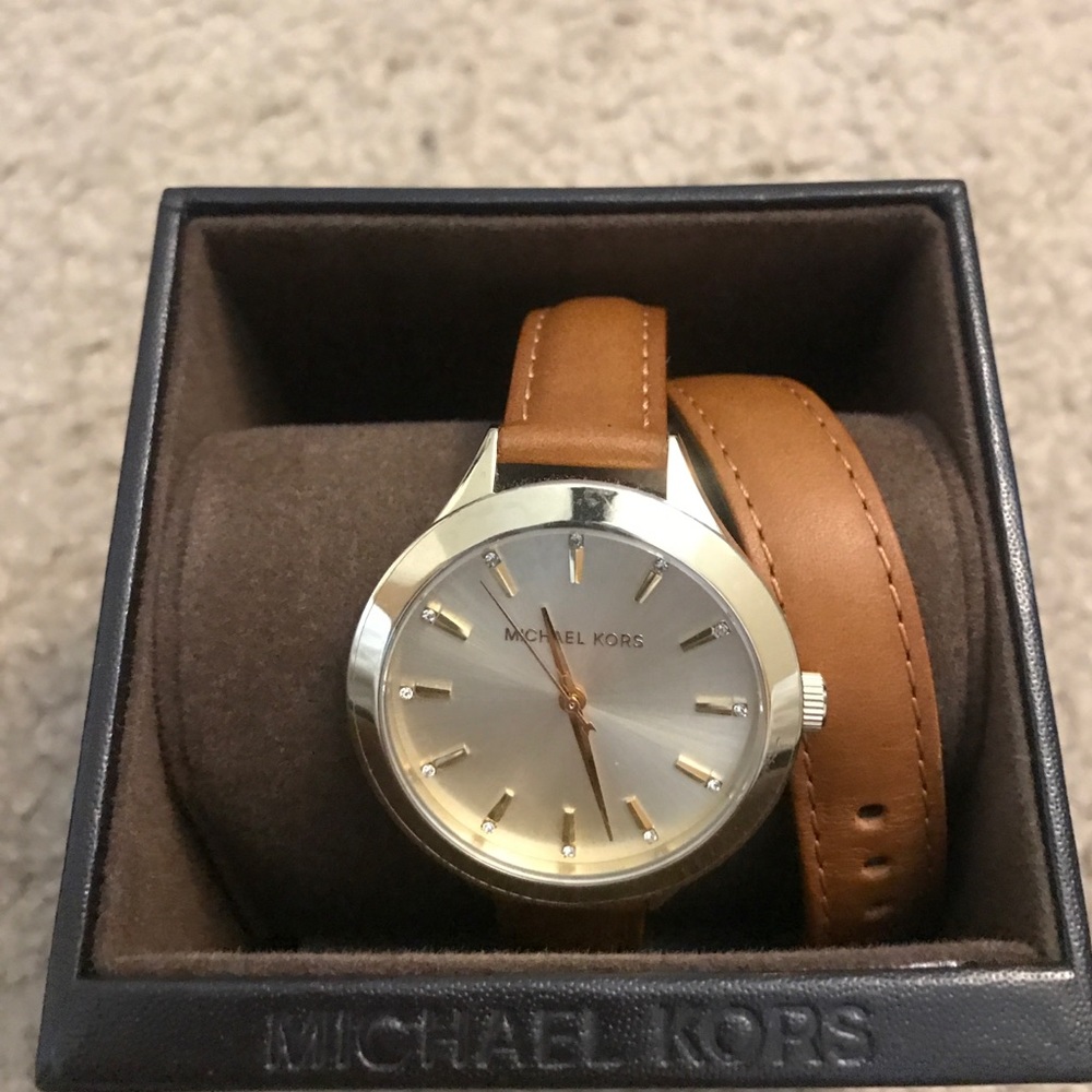 Michael Kors double strap watch