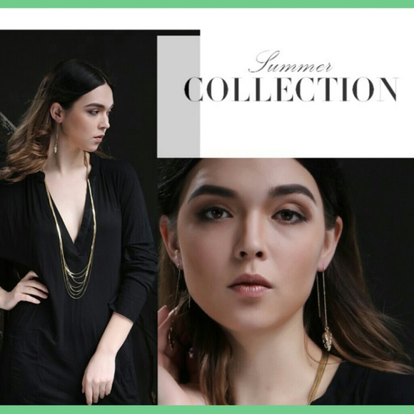 Minimalist 18k gold plated Feather Threaders - Picture 2 of 8