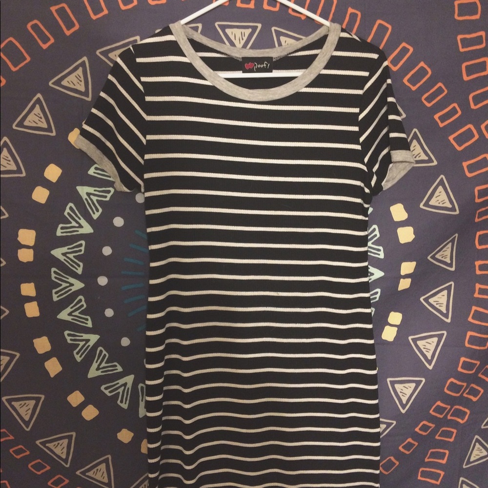 B&W Knit Dress