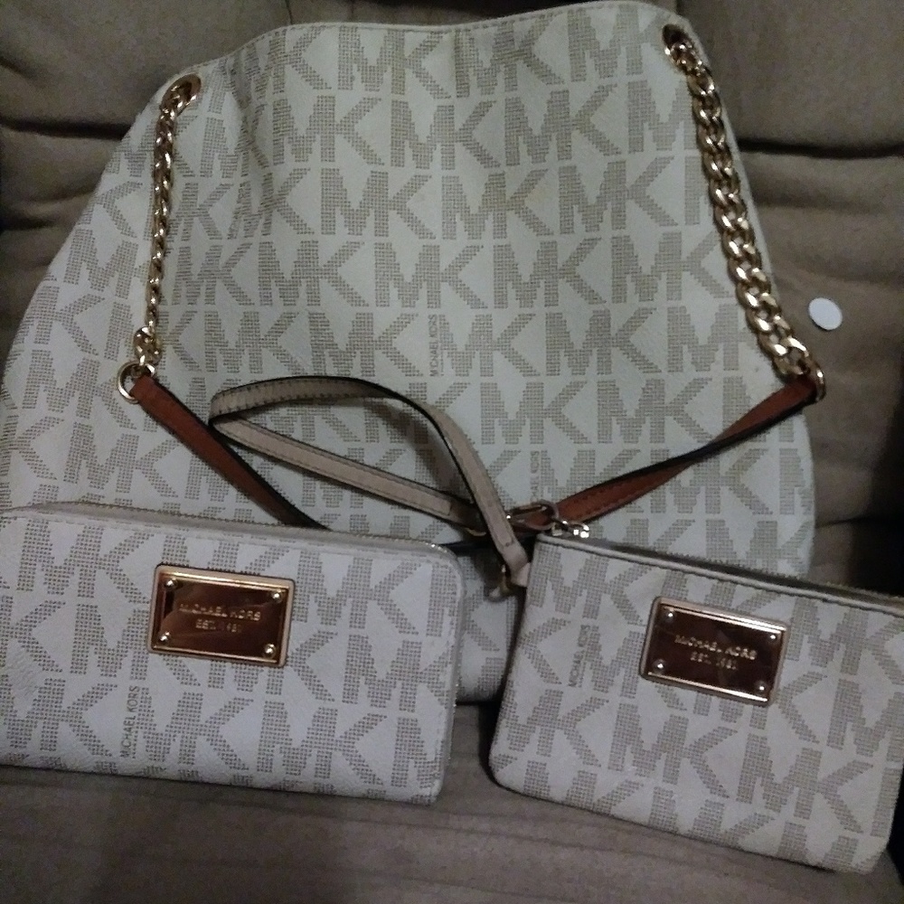 Mk purse wallet and coin purse