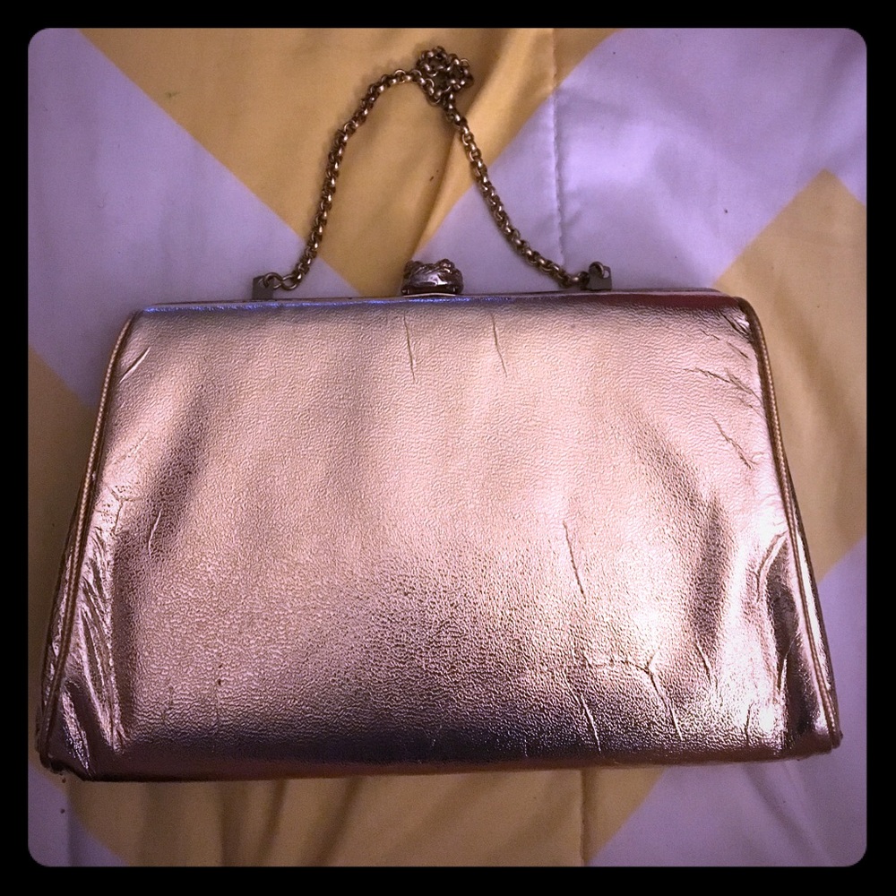 Gold clutch