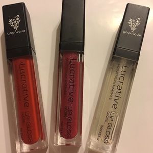 Younique Set of 3 Lucrative Lip Glosses