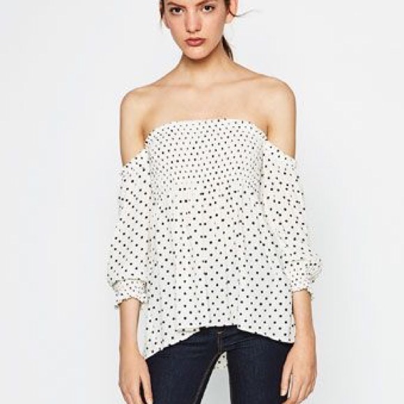 Zara Tops - Zara Basic Off-the-Shoulder Top