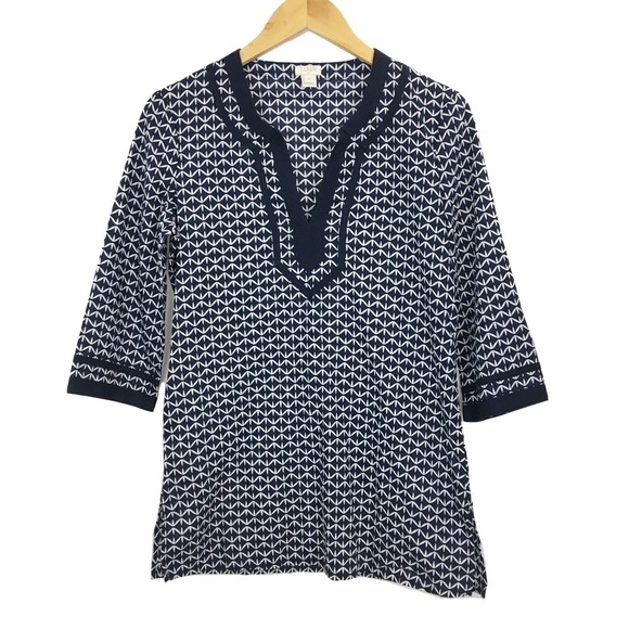 J. Crew Tops - J. Crew woodblock women's tunic top