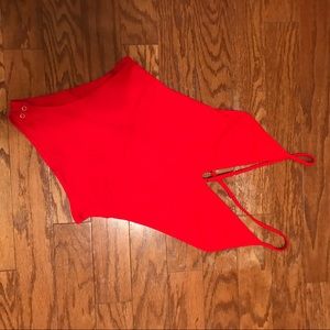 NWT Red Bodysuit