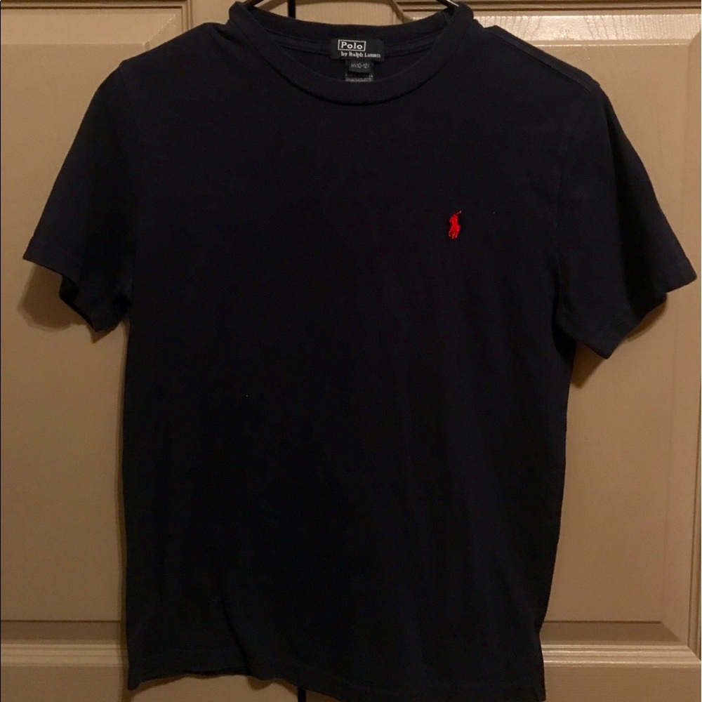 navy blue polo tshirt