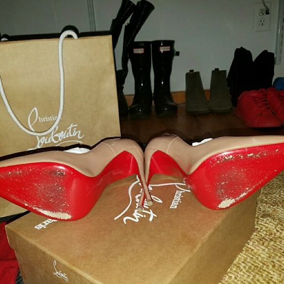 SOLD Christian Louboutin Nude So Kate Size 38.5 - Picture 2 of 4