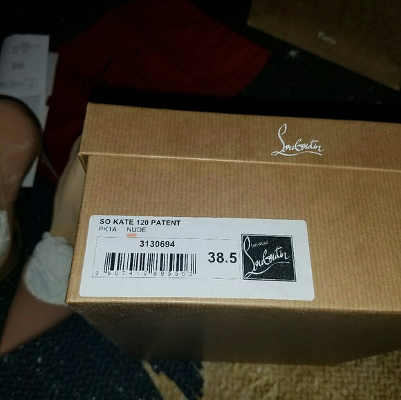 SOLD Christian Louboutin Nude So Kate Size 38.5 - Picture 4 of 4