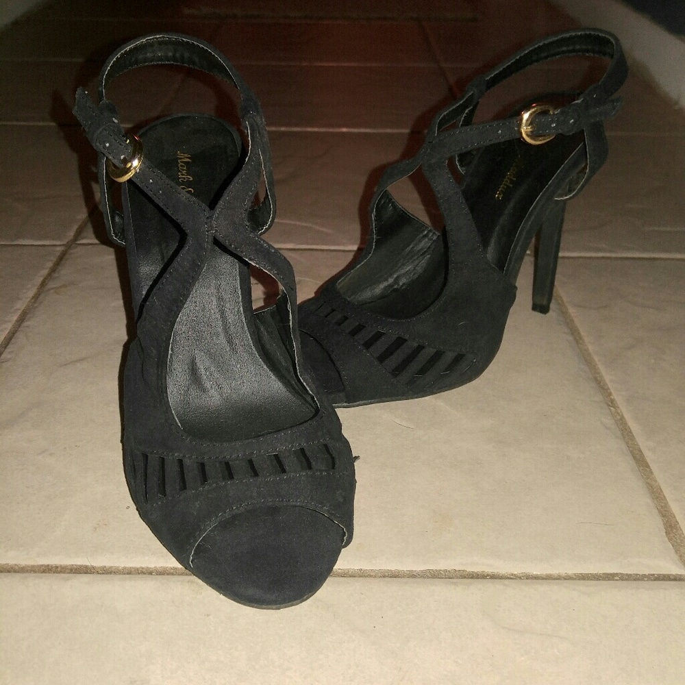 Black high heels