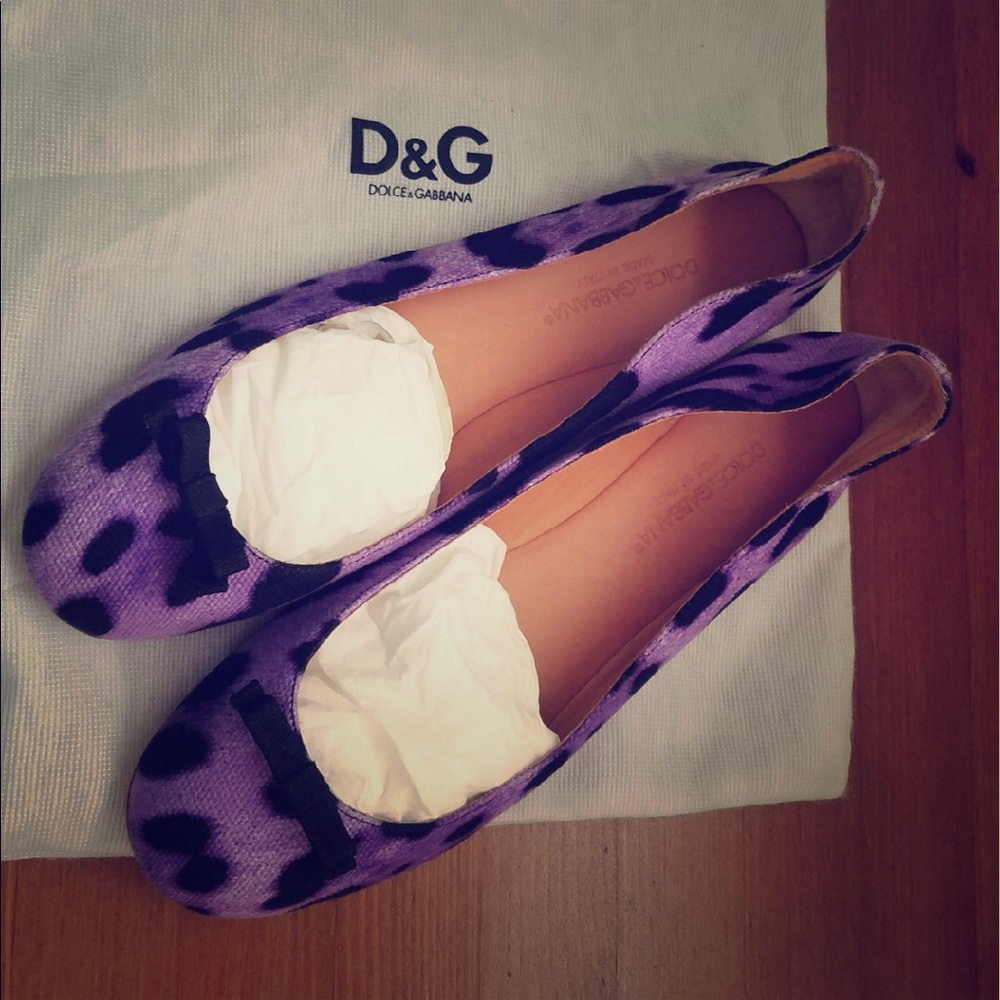 Dolce & Gabbana Runway Ballet flat shoes +bag