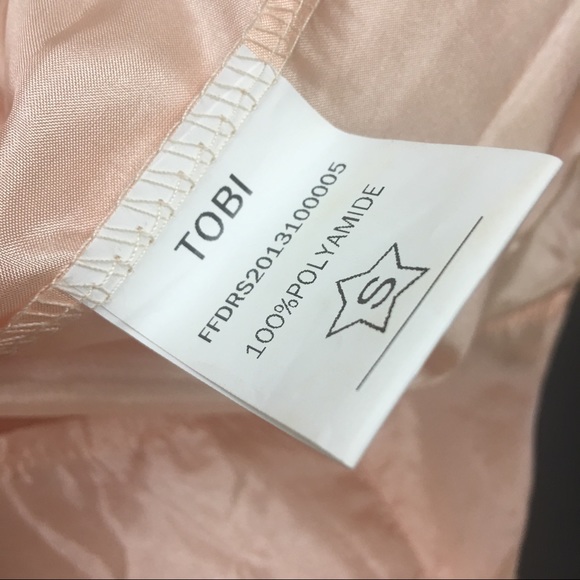 TOBI Rose Gold Sequin Backless Dress - Picture 7 of 8