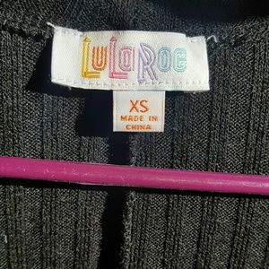 *Black Ribbed* Sarah Cardigan Lularoe XS BNWT