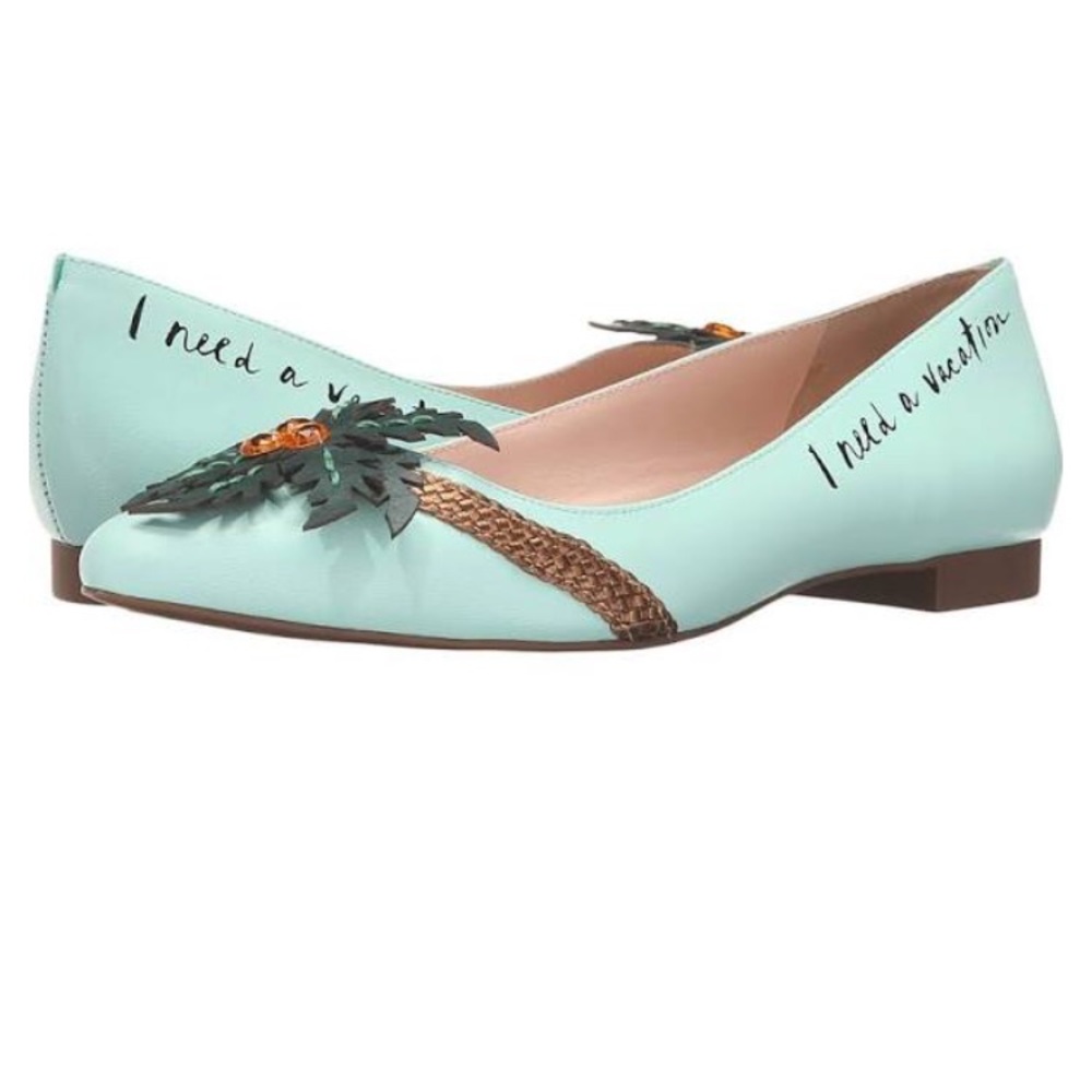 Kate Spade I Need a Vacation Flats