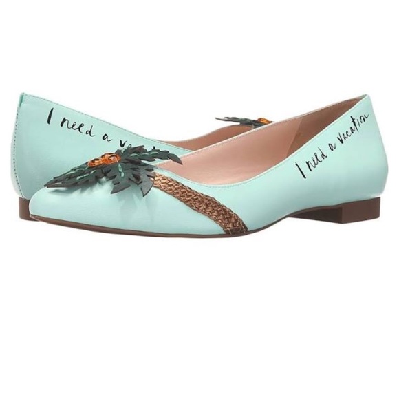 Kate Spade I Need a Vacation Flats - Picture 1 of 4