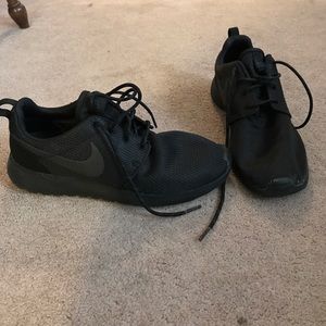 All black Nikes