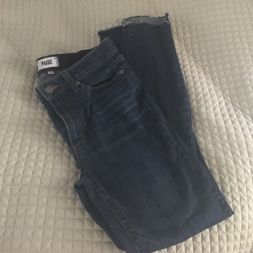 Paige ankle skinny jeans