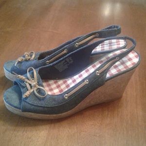 Dexter Wedge Slingback Sandals