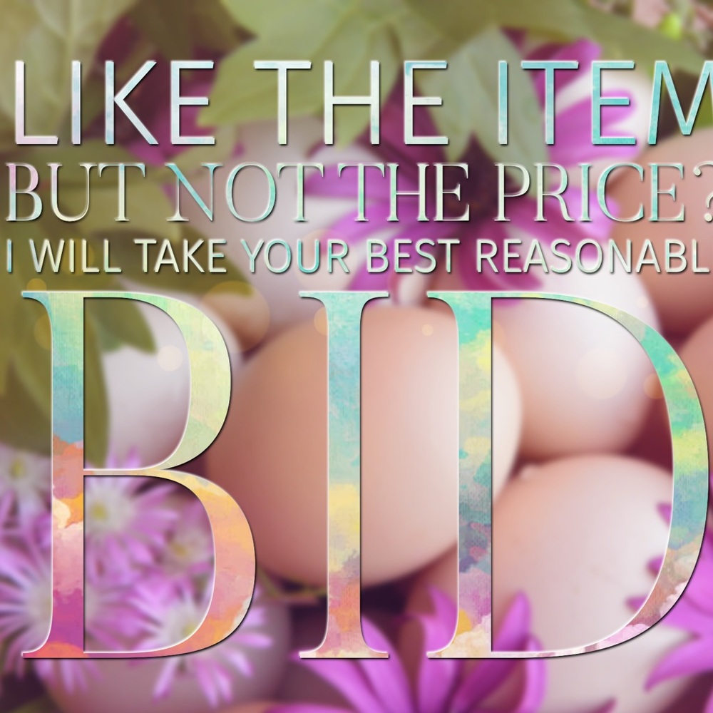 Bid on the items you like