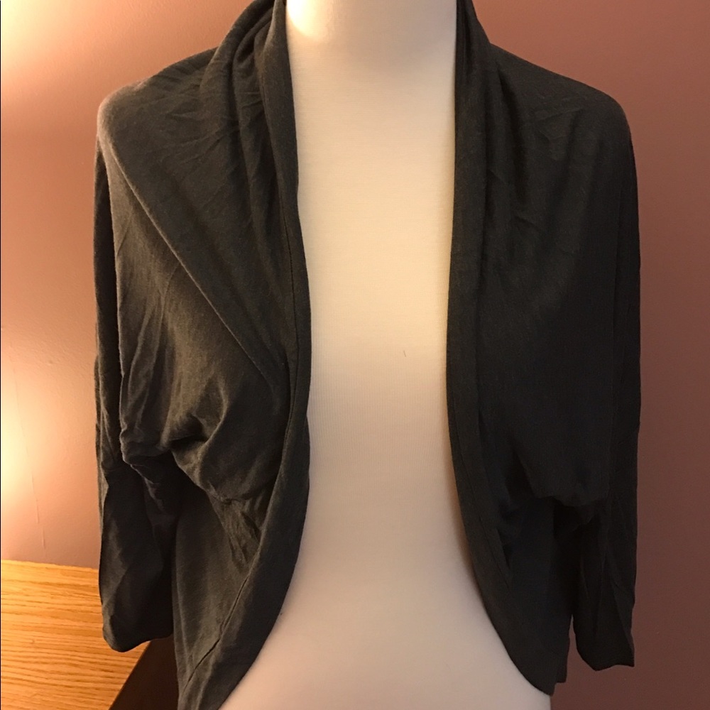 Kristy & Khloe Small Charcoal Shrug