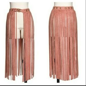 Fringe Skirt Belt