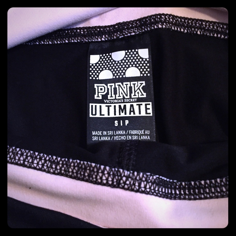VS PINK ULTIMATE LEGGING ULTIMATE SPORTS BRA TANK DO IT FOR CARBS SM RARE 2016 - Picture 11 of 12