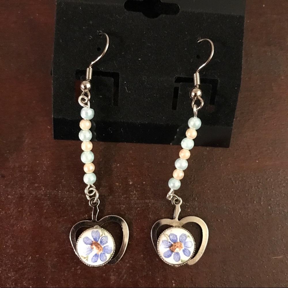 4 pair handmade earrings nwot