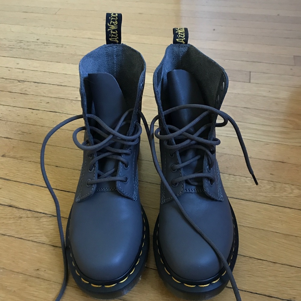 Gray Pascal Dr. Martens