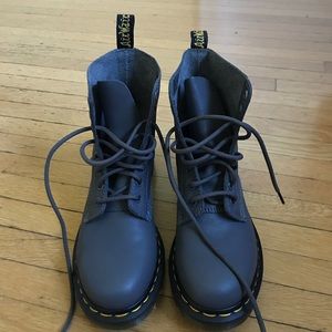 Gray Pascal Dr. Martens