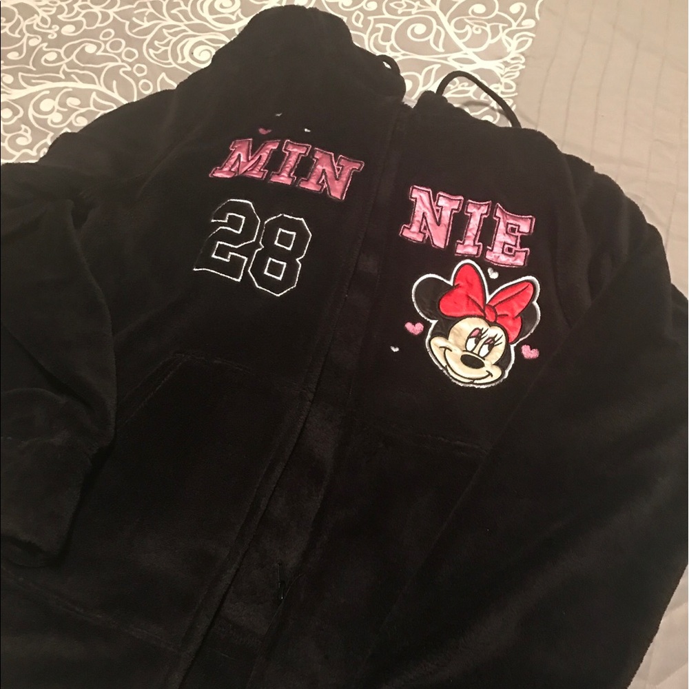 Black Minnie fleece