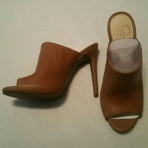 Brown Jessica Simpson Mules -New