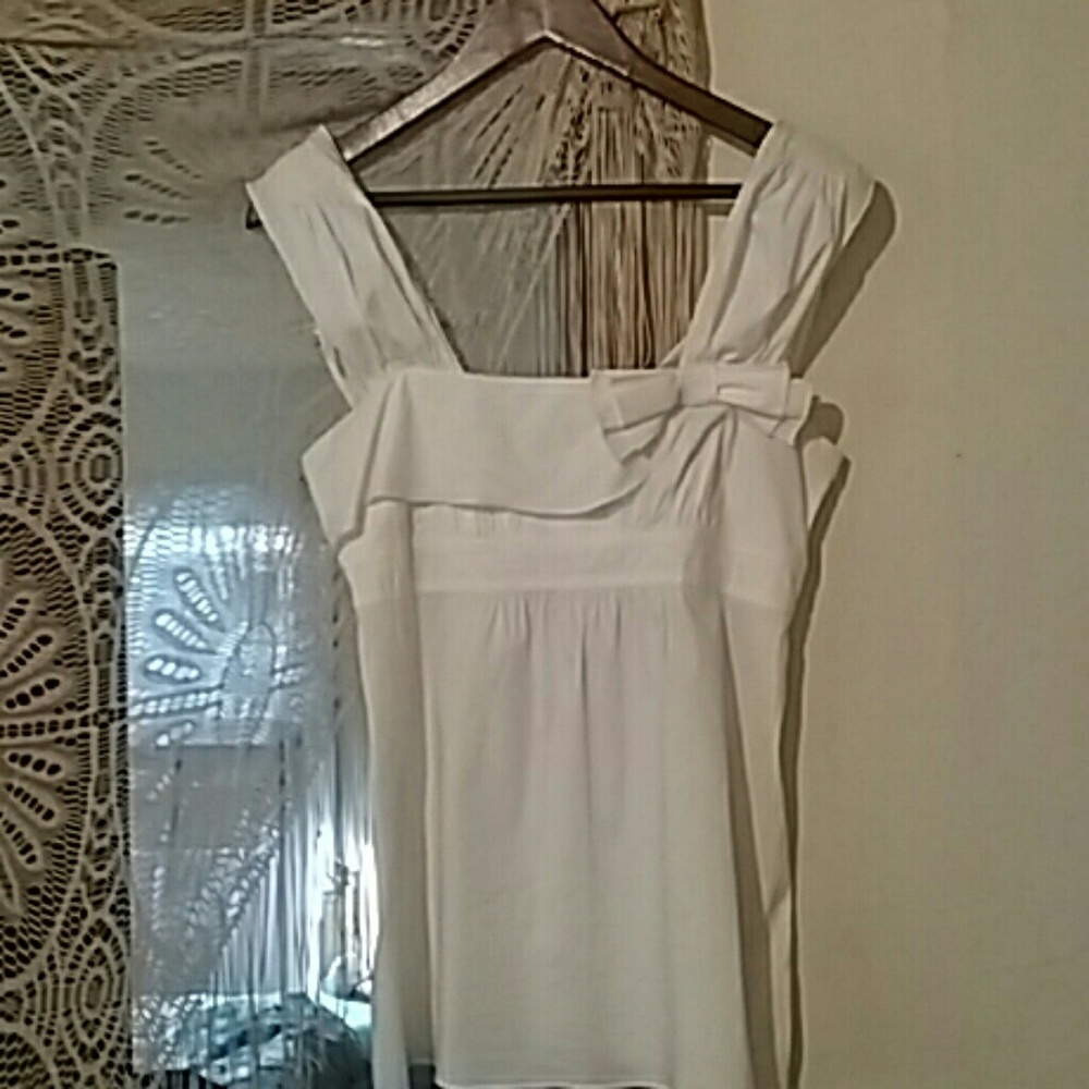 BCBG Max Azria White Summer Top