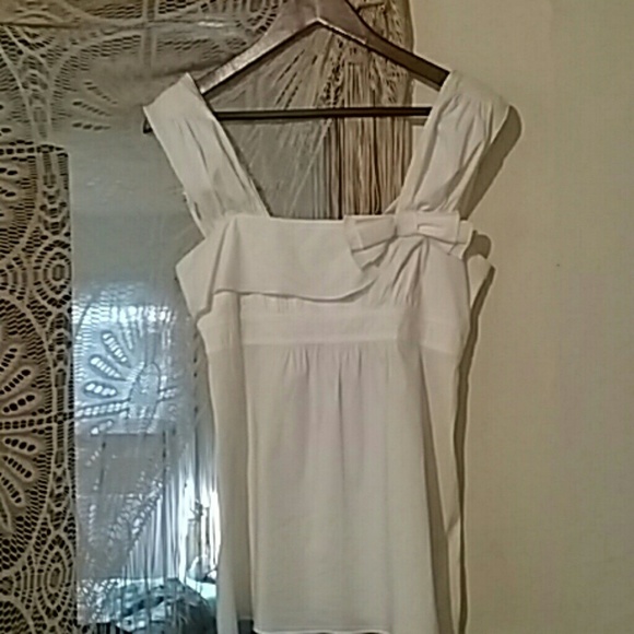 BCBG Max Azria White Summer Top - Picture 1 of 3