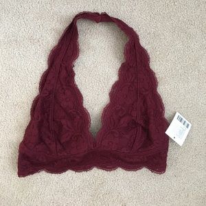 Wine Urban Outfitters Bralette
