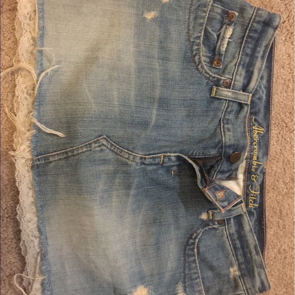 Abercrombie and fitch denim skirt